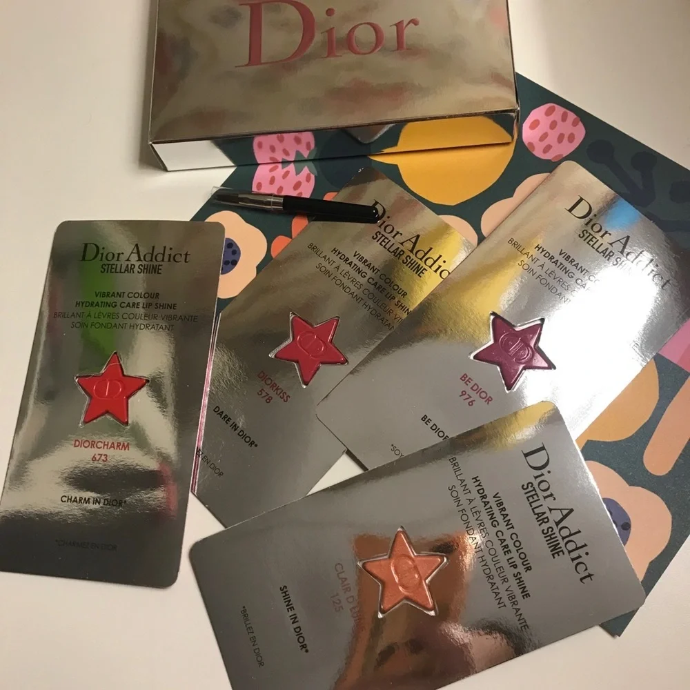 🌟[NWT] Dior Addict Stellar Shine Lipstick Sampler